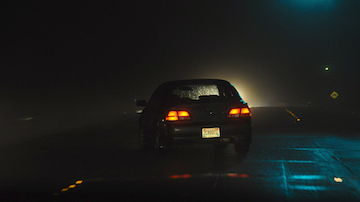 Car Driving at Night